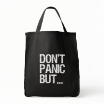 Don't Panic Canvas Bags