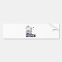 dont panic bumper sticker