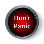 Don't Panic Button Pin