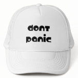Don't Panic Cap hats
