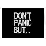 Don't Panic cards
