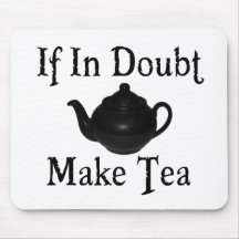 Don't panic - make tea! mousemat