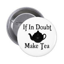 Don't panic - make tea! pin