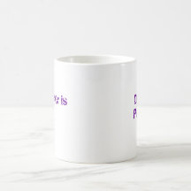 Don't Panic , the answer is 42 Mug