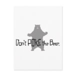 Don't Poke the BEAR postcards