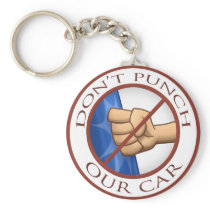 "Don't Punch Our Car" Key Chain