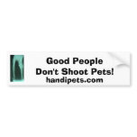 Don't shoot pets