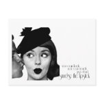Don't Smudge the Lipstick postcards