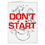 Don't start smoking cards