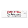 Don't Steal