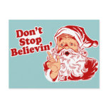 Dont Stop Believing Christmas postcards