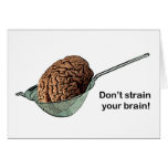 Don't Strain Your Brain! cards