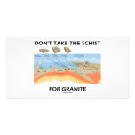 Don't Take The Schist For Granite (Geology Humour) photo cards