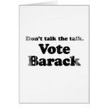 Don't talk the talk Faded.png Greeting Card