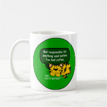 Don't talk to me until I've had a cup of coffee Mugs
