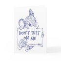 Don't Test On Me Card