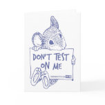 Don't Test On Me Card