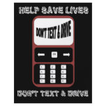 don't text and drive help save lives flyer