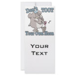 dont toot your own horn elephant cartoon rack cards