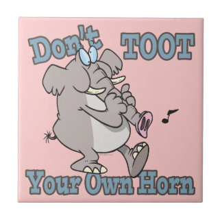 dont_toot_your_own_horn_elephant_cartoon