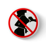 Don't touch boobs Button