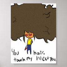 Don't touch me poster