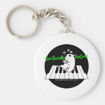 Don't Touch My Popcorn! Key Chain