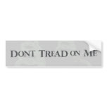 Don't Tread on Me Bumper Sticker bumper stickers