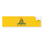 Don't Tread on Me Bumper Sticker bumper stickers