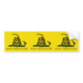 Don't tread on me! bumper stickers