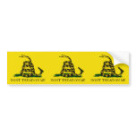 Don't tread on me! bumper stickers