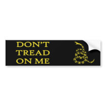 DON'T TREAD ON ME Bumpersticker bumper stickers