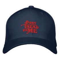 Dont Tread on Me Embroidered Baseball Cap