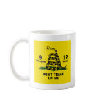 Don't Tread on Me Flag 9 Principles 12 Values mugs