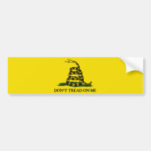 Don't Tread On Me-Gadsden Flag Bumper Stickers