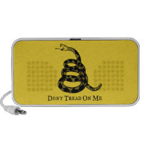 Dont Tread On Me Gadsden Flag  Doodle Portable Speakers