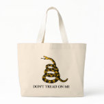 don't tread on me - gadsden flag libertarian bags