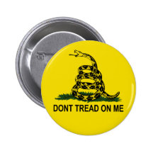Don't Tread On Me - Gadsen Flag Buttons