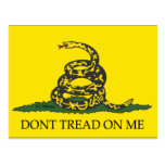 "Don't tread on me"-Gadsten Flag Postcards