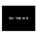 don't tread on me post card
