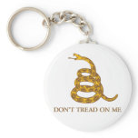 Don't Tread on Me Snake Keychain