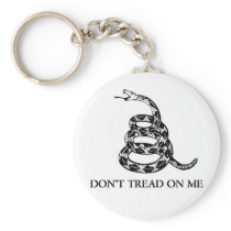 Don't Tread on Me Snake Keychain