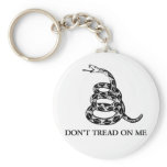 Don't Tread on Me Snake Keychain