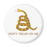 Don't Tread on Me Snake Magnet