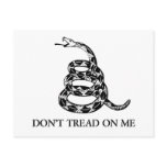 Don't Tread on Me Snake Postcard