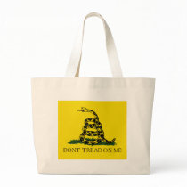 DONT TREAD ON ME, The Gadsden Flag Canvas Bag