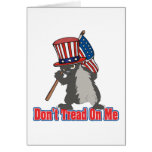 dont tread on me usa bad ass honey badger cards