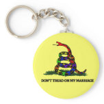 Don't Tread on my Marriage Key Chain