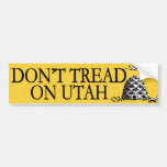 Don't Tread on Utah Bumper Stickers