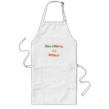 Don't Worry, Be Happy! Aprons